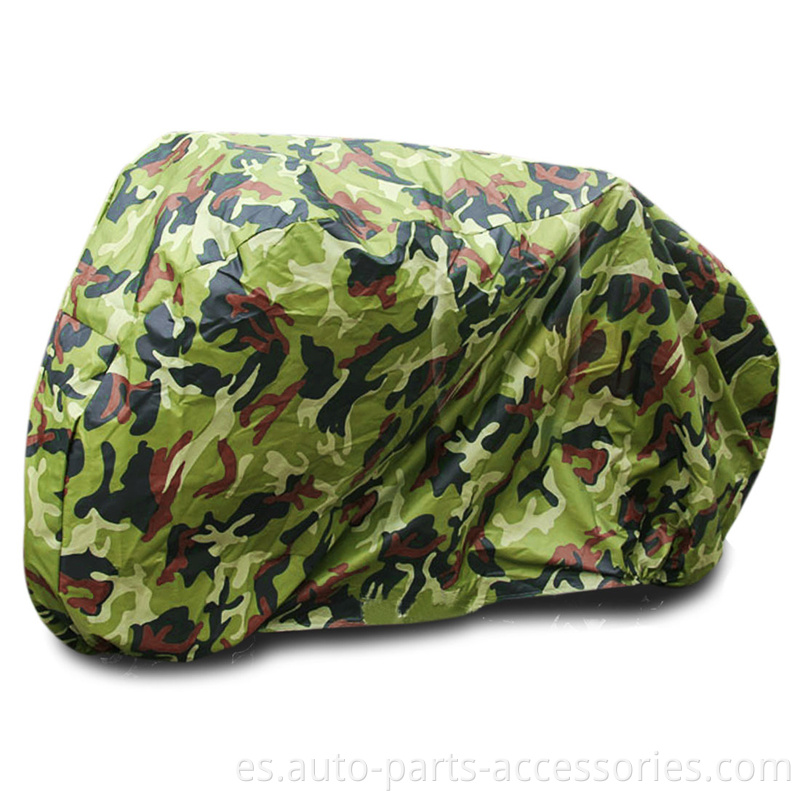 Servicio pesado resistente al calor 210d Oxford Wind -Wind Rain Cover OEM Black para motocicleta